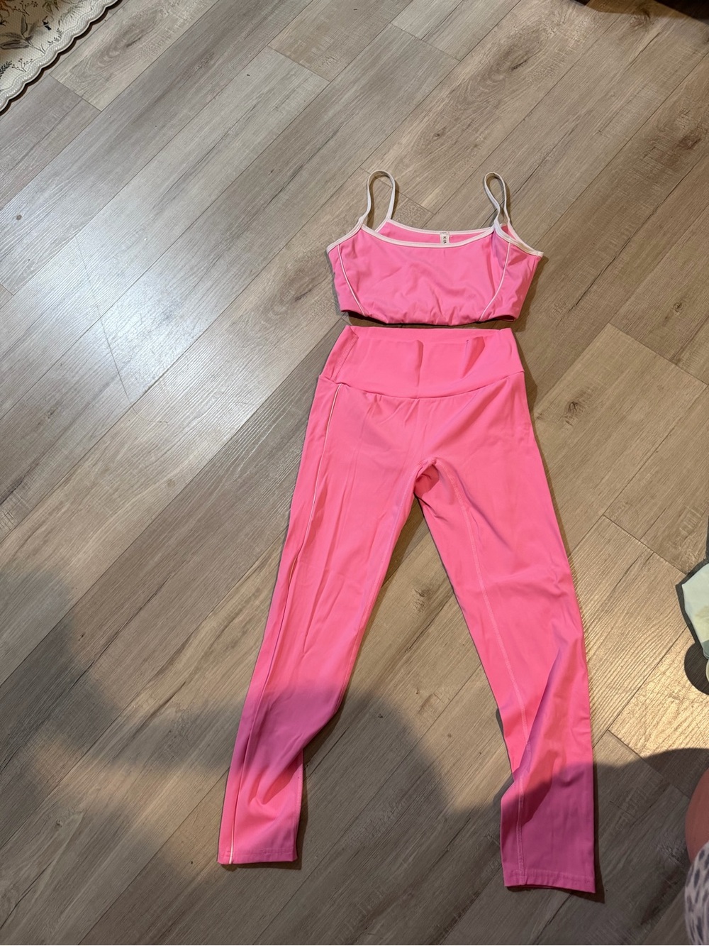 Women's High-Waist Pink Performance Leggings
